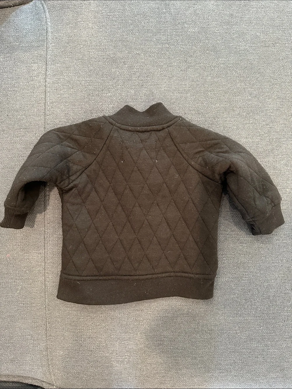 SVRN Code- Classic Quilted Kids' Jacket – Black. Size 3M